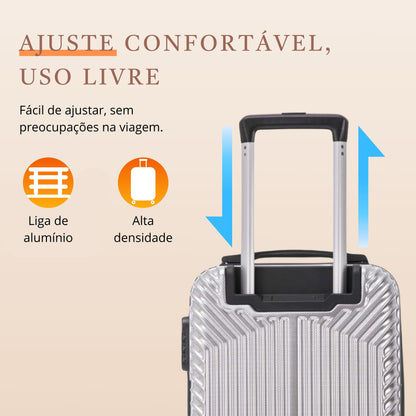 Santino Brooklyn Bridge PVC 360° Suitcase AMZV501P