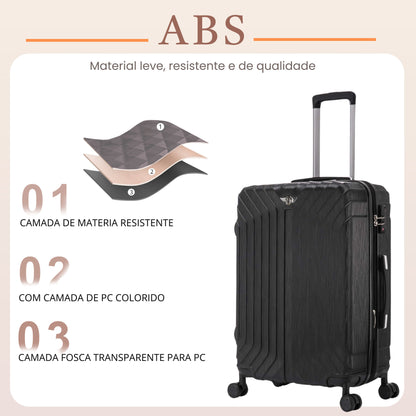 Liberty Statue Rigid Suitcase 360° Santino M AMZV502M