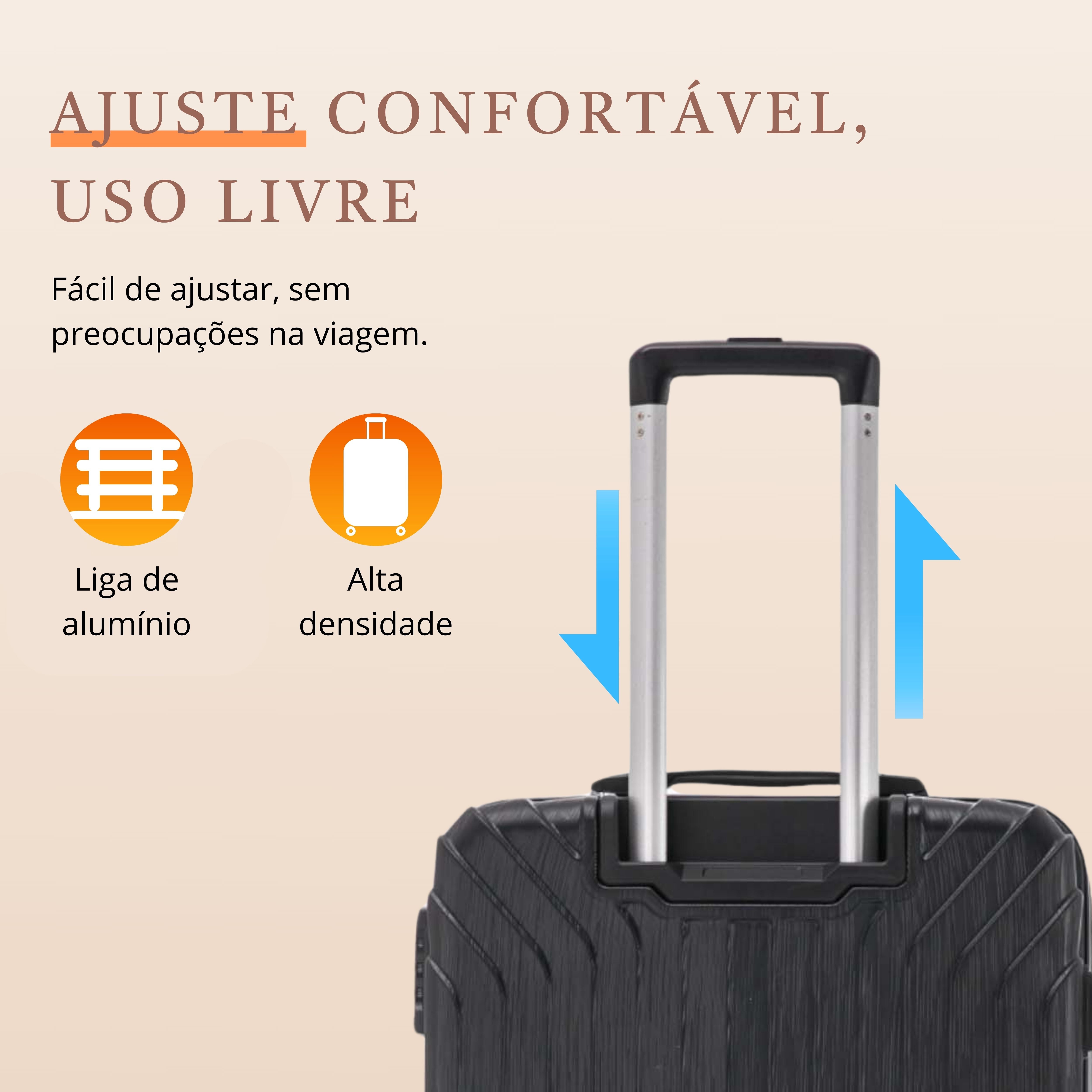 Liberty Statue Rigid Suitcase 360° Santino M AMZV502M