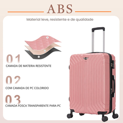 Liberty Statue Rigid Suitcase 360° Santino M AMZV502M