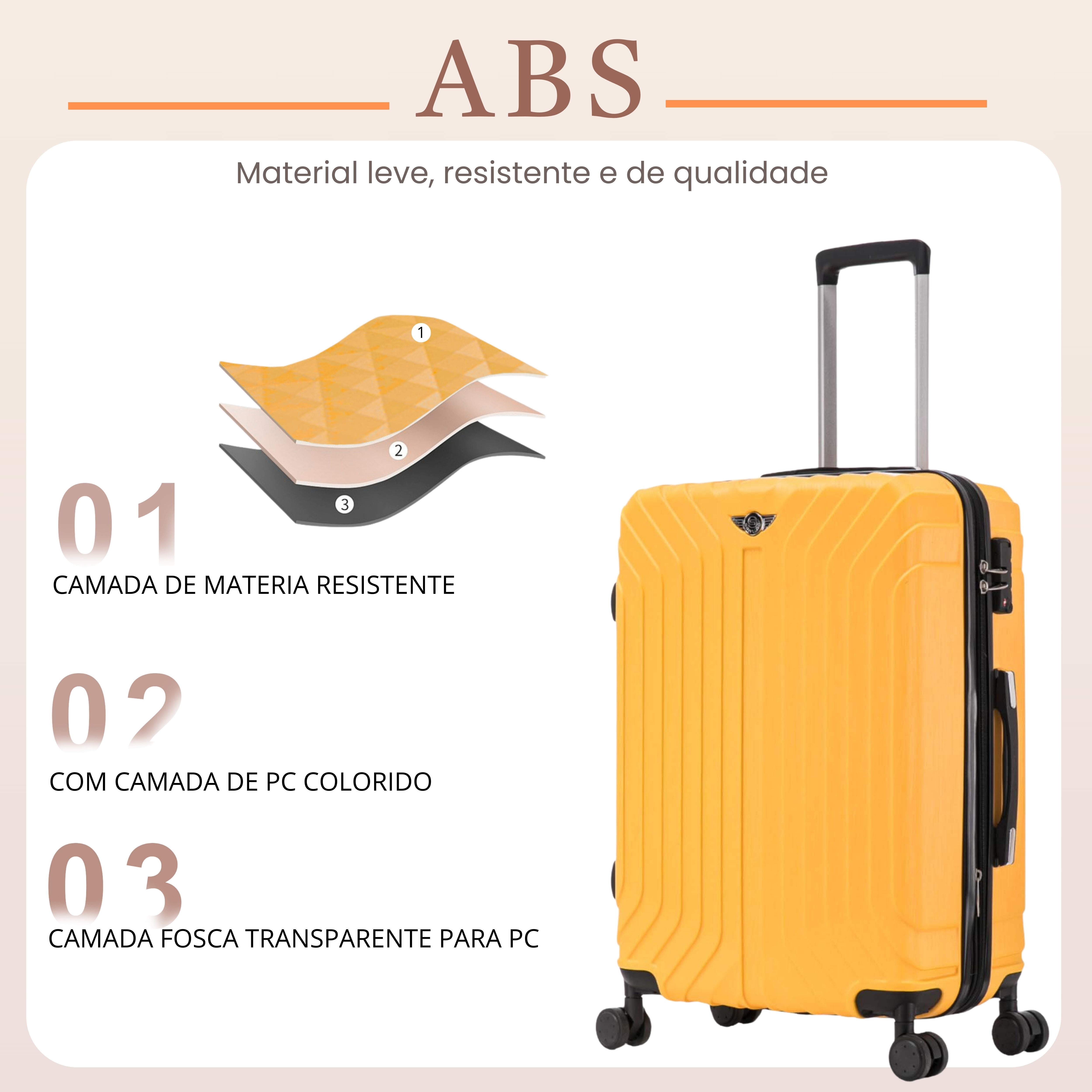 Liberty Statue Rigid Suitcase 360° Santino M AMZV502M