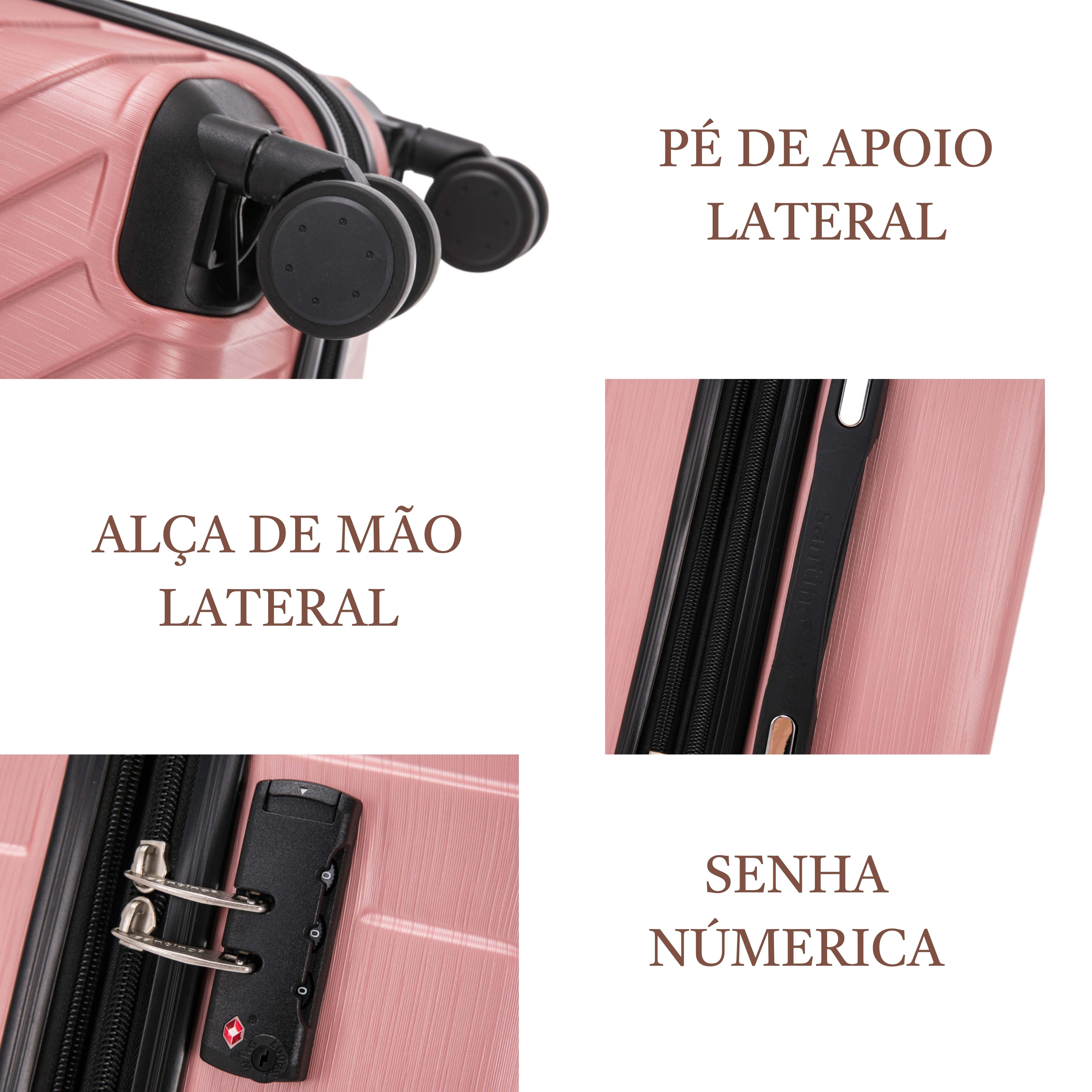 Liberty Statue Rigid Suitcase 360° Santino M AMZV502M