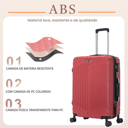 Liberty Statue Rigid Suitcase 360° Santino M AMZV502M