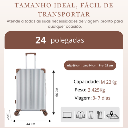Palazzio 360° Hardside Suitcase Santino M - APLV191M