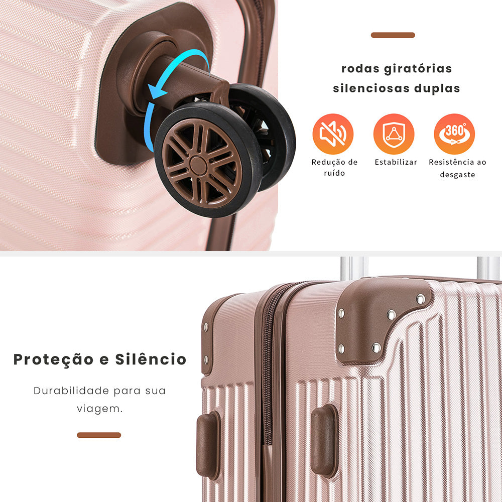 Palazzio 4-Wheel 360º Carry-On Suitcase Santino APLV191P