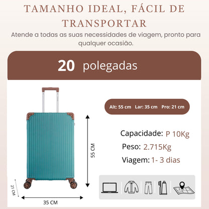 Palazzio 4-Wheel 360º Carry-On Suitcase Santino APLV191P