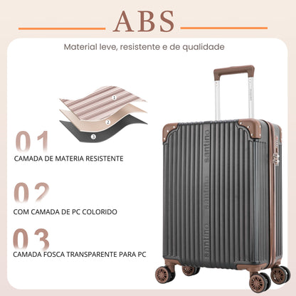 Palazzio 4-Wheel 360º Carry-On Suitcase Santino APLV191P
