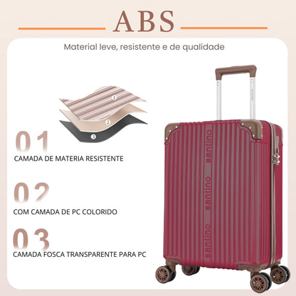 Palazzio 4-Wheel 360º Carry-On Suitcase Santino APLV191P