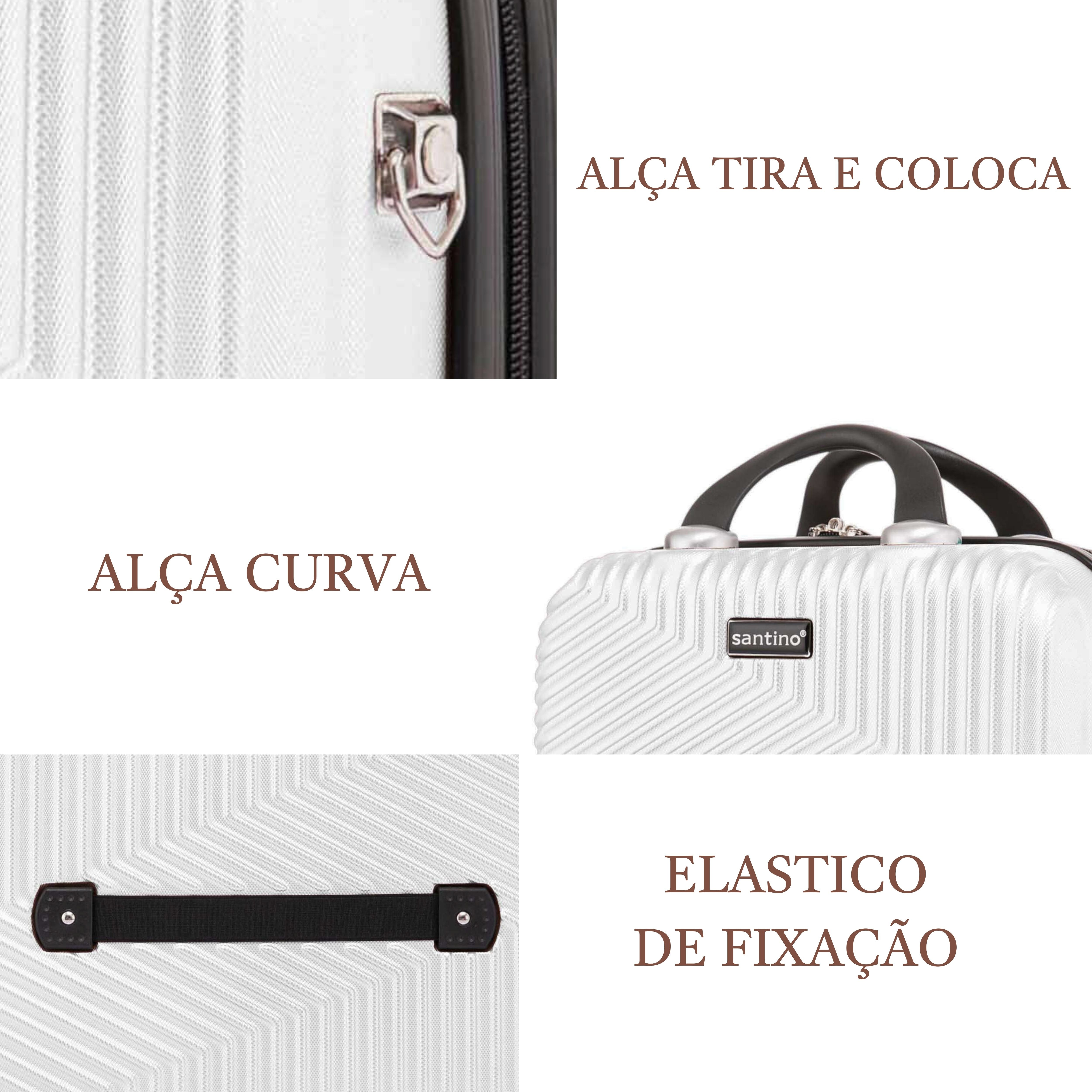 Santino M Geometric Rigid Toiletry Bag - ASAF7003M