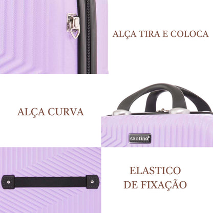 Santino M Geometric Rigid Toiletry Bag - ASAF7003M