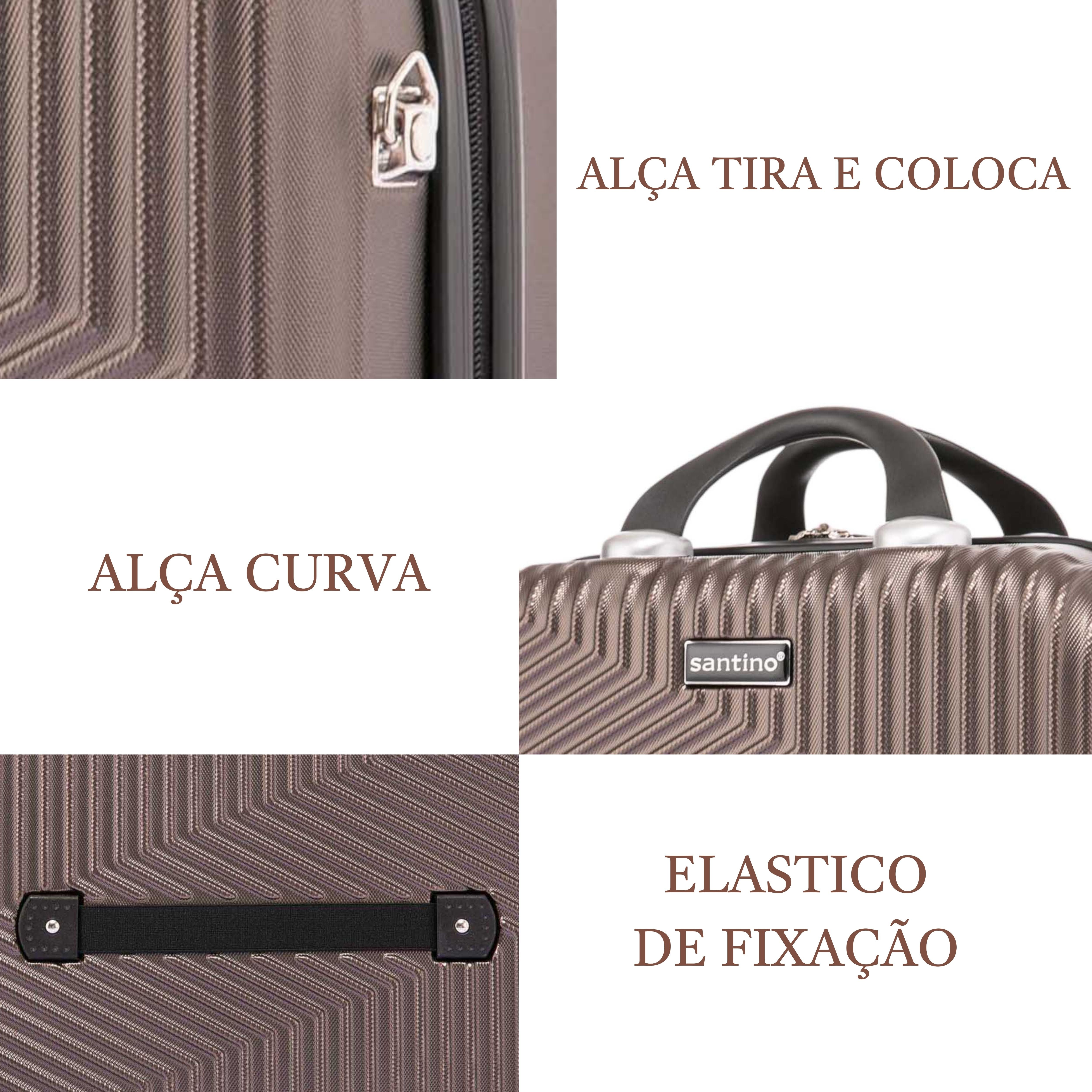 Santino M Geometric Rigid Toiletry Bag - ASAF7003M