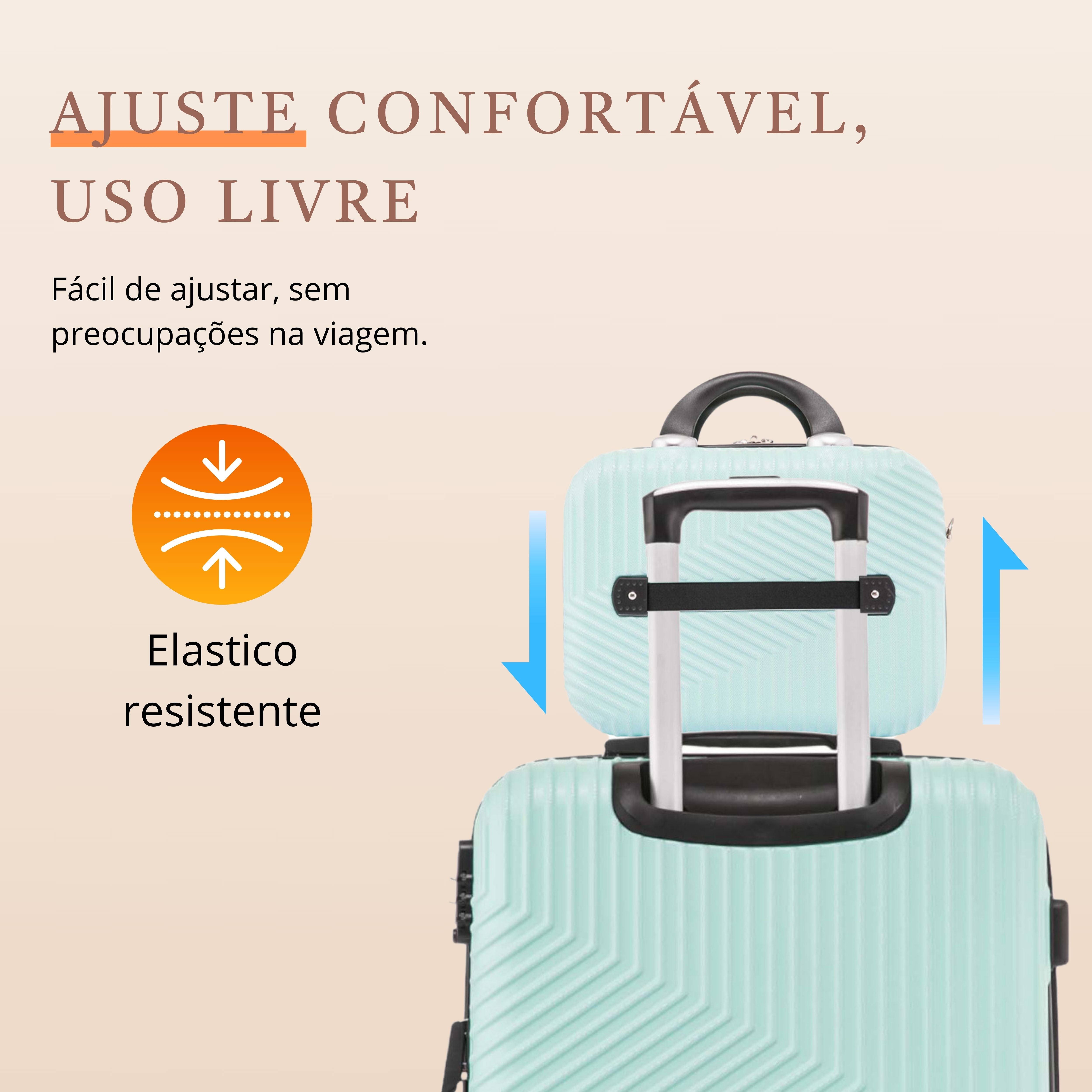 Santino M Geometric Rigid Toiletry Bag - ASAF7003M