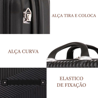 Santino P Geometric Rigid Toiletry Bag ASAF7003P
