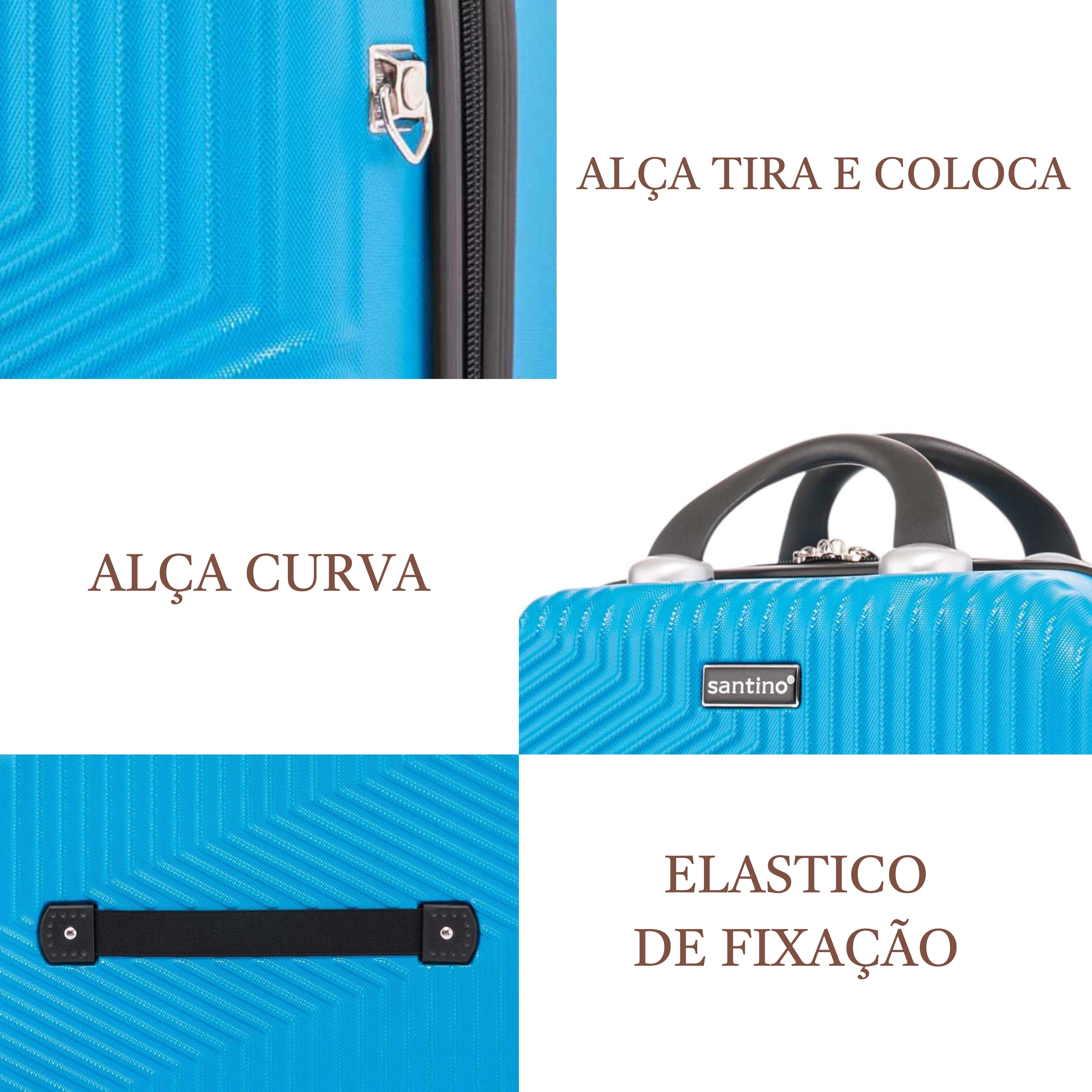 Santino P Geometric Rigid Toiletry Bag ASAF7003P