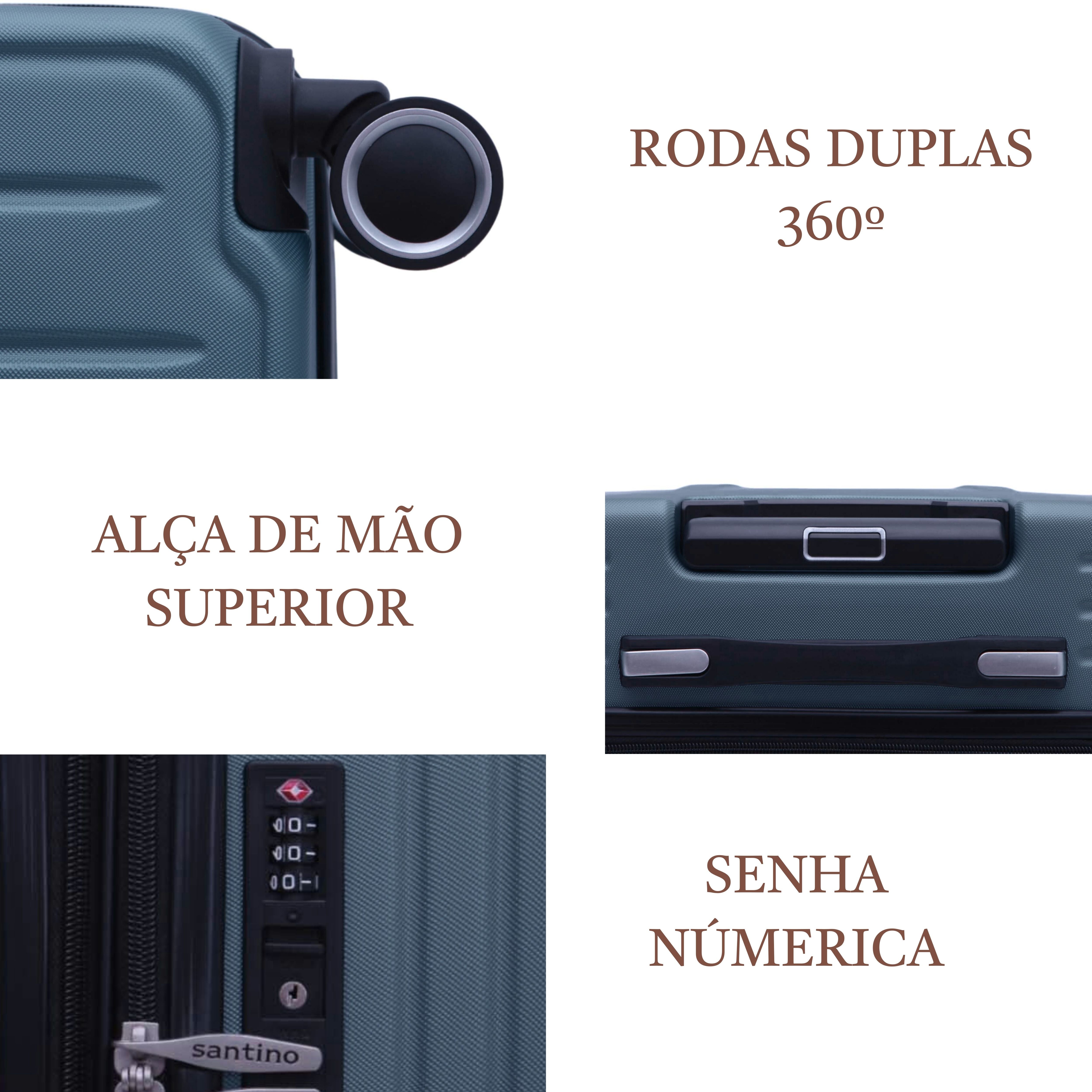 Santino M 360° Hardside Chicago Suitcase - ASDV222M