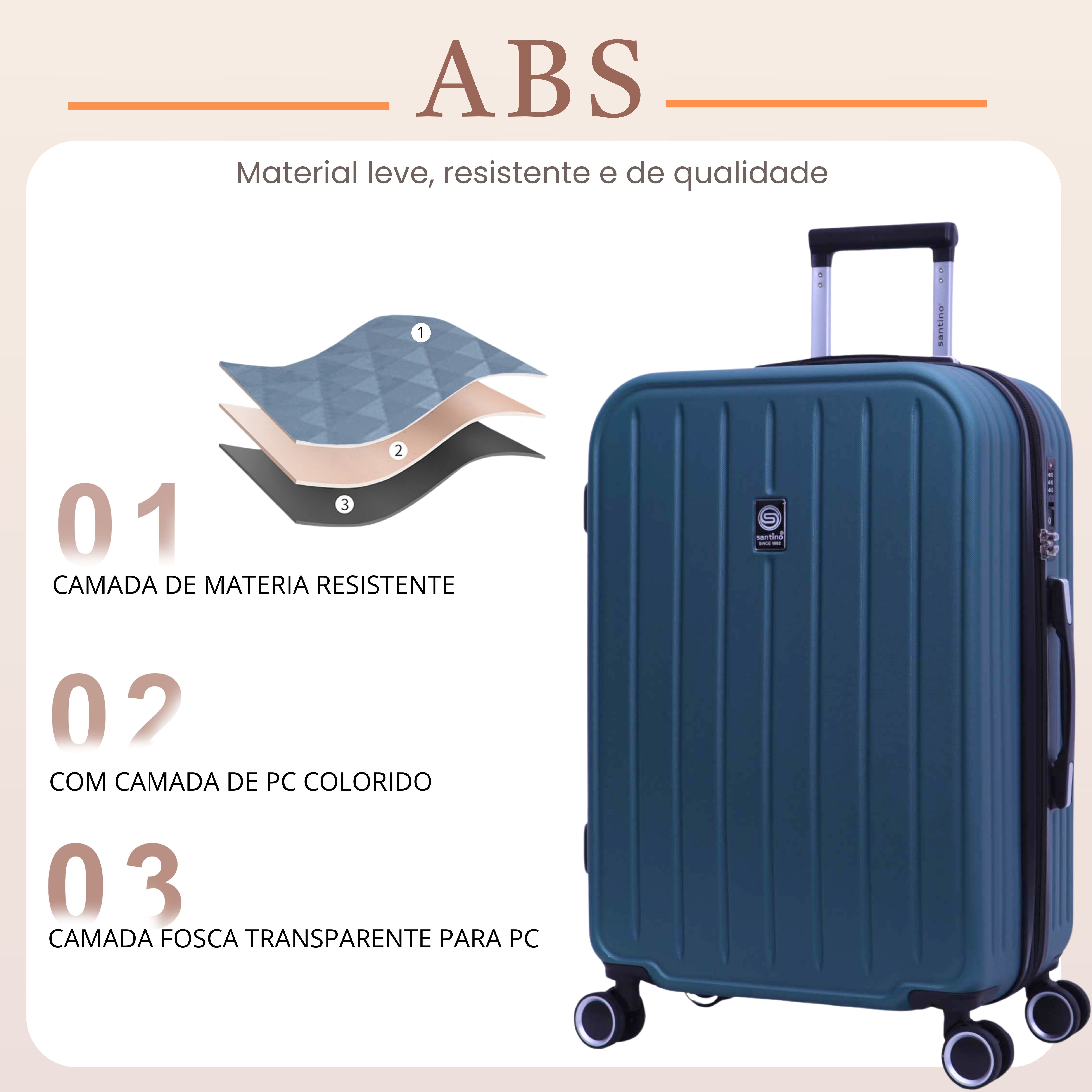 Santino M 360° Hardside Chicago Suitcase - ASDV222M