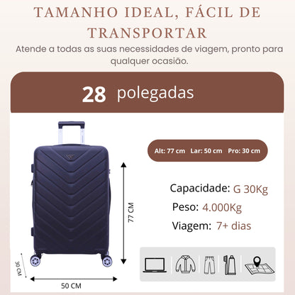 Santino G 360° Hardside Boston Suitcase - ASDV223G