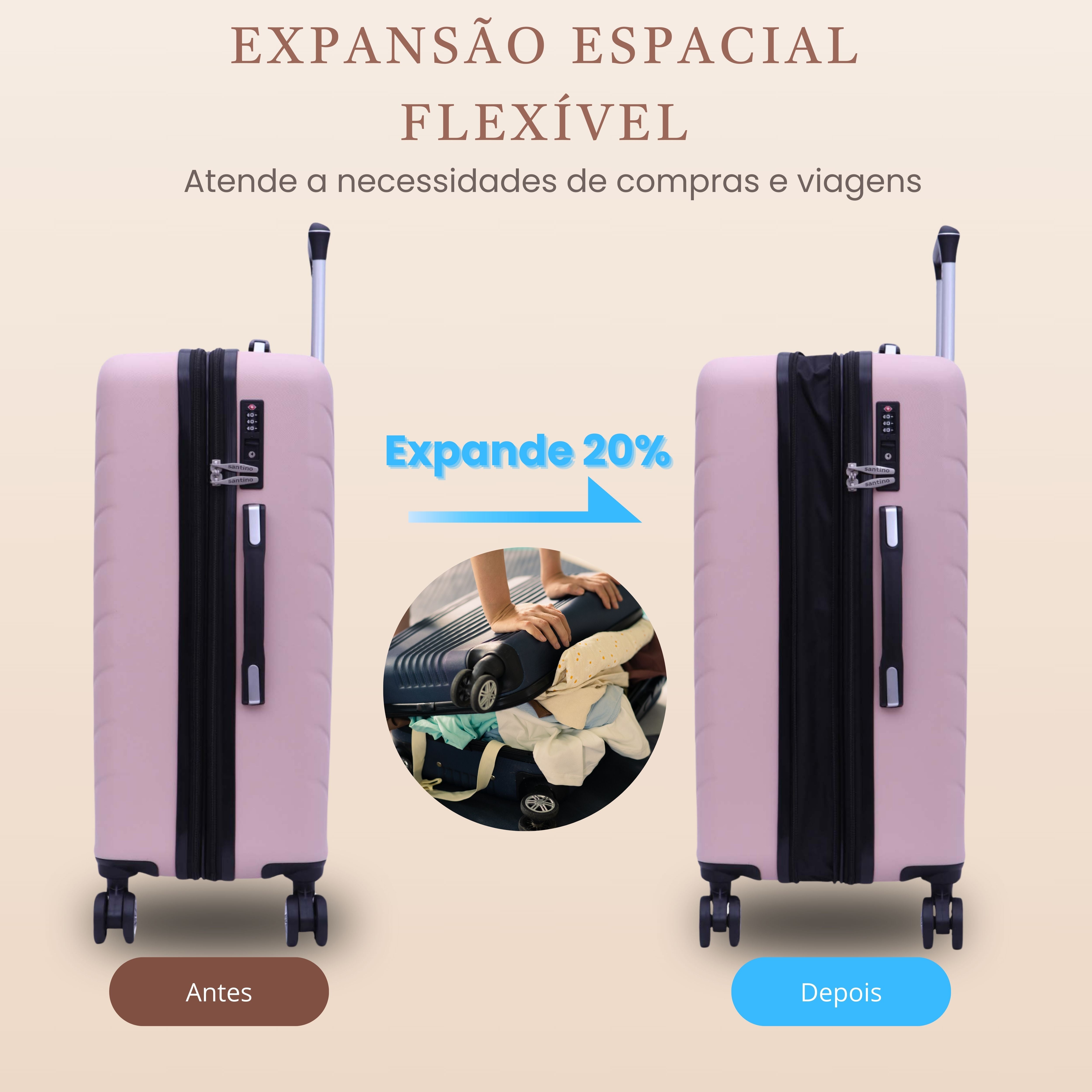 Santino G 360° Hardside Boston Suitcase - ASDV223G