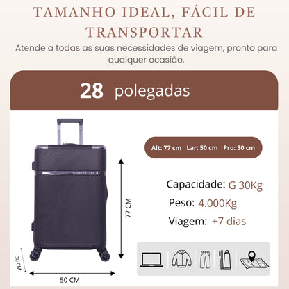 Versailles Rigid 360° Santino G Travel Suitcase - ASDV501G