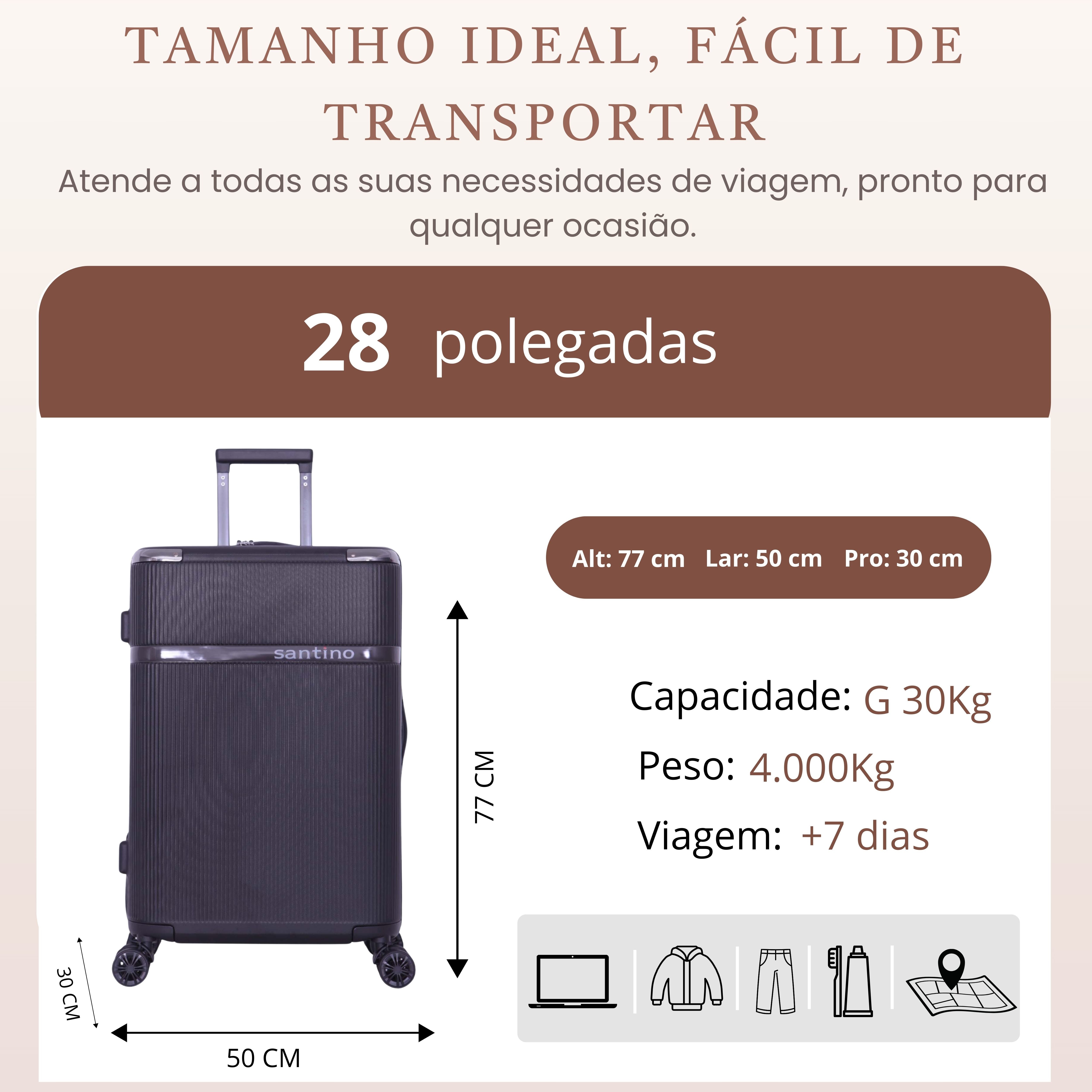 Versailles Rigid 360° Santino G Travel Suitcase - ASDV501G