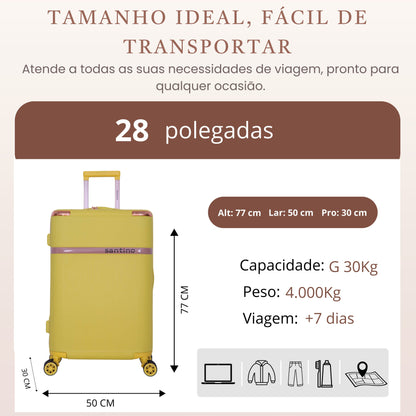 Versailles Rigid 360° Santino G Travel Suitcase - ASDV501G