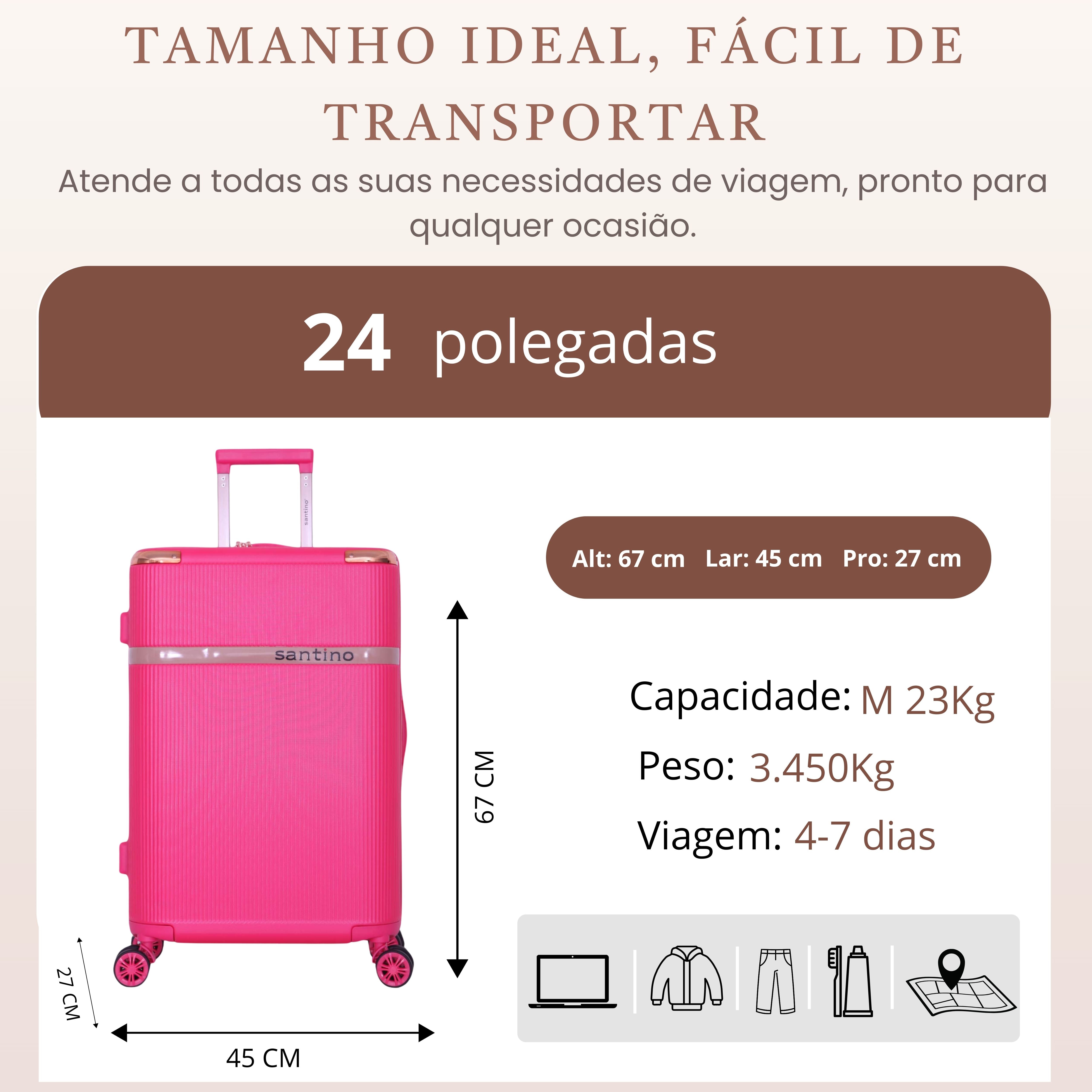 Versailles 360° Rigid Suitcase Santino M - ASDV501M