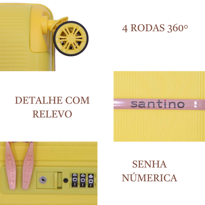 Santino 360° Versailles Rigid Carry-On Suitcase - ASDV501P