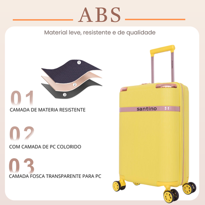 Santino 360° Versailles Rigid Carry-On Suitcase - ASDV501P