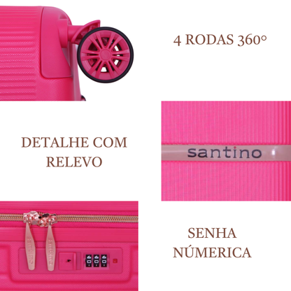 Santino 360° Versailles Rigid Carry-On Suitcase - ASDV501P