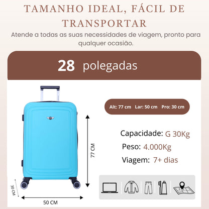 Pantheon Rigid Suitcase 360° Santino G - ASDV502G