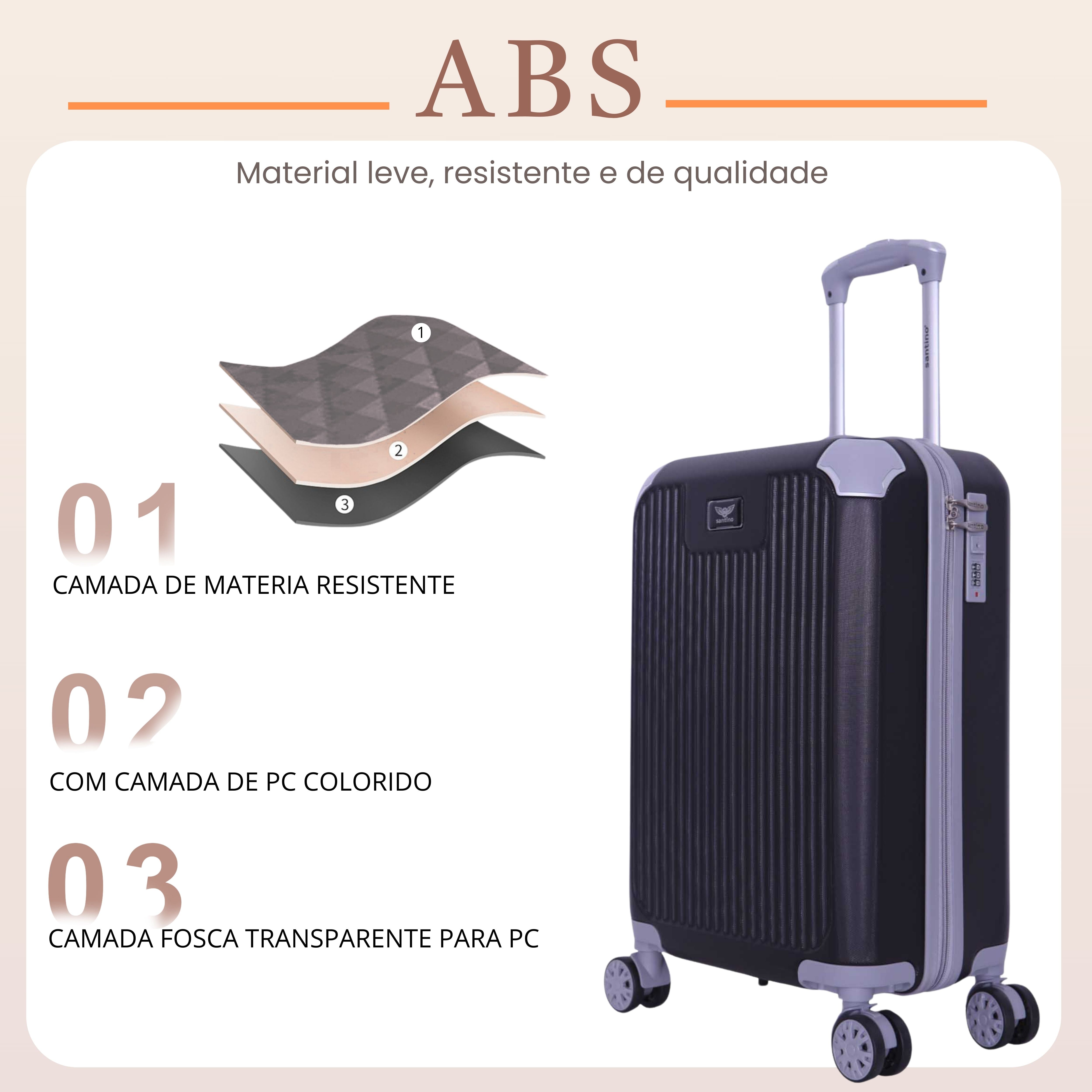 Miami Beach Santino Suitcase - ASDV602P