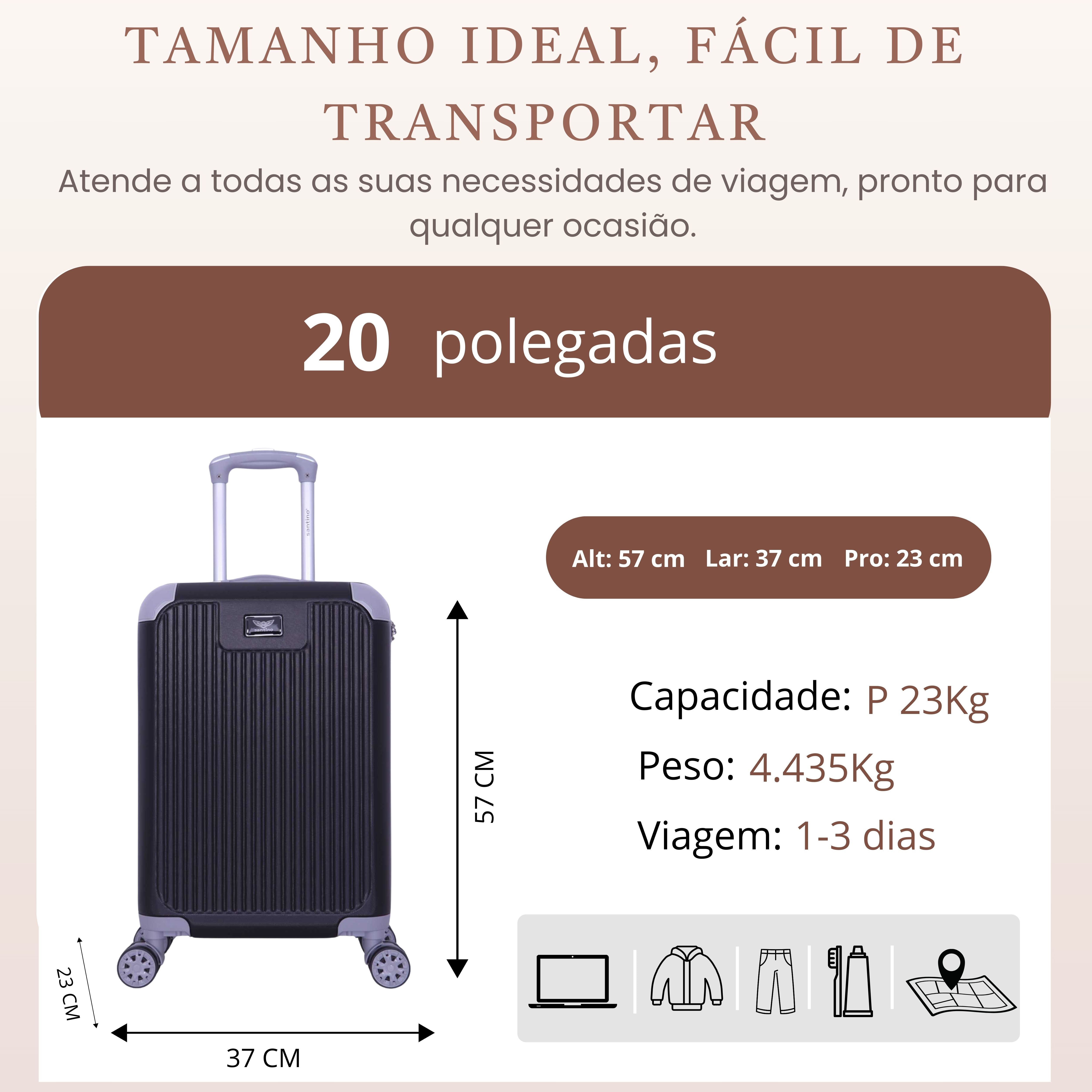 Miami Beach Santino Suitcase - ASDV602P