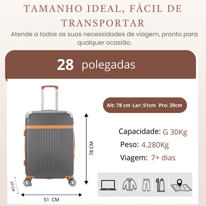 Santino Athena 360° Rigid Suitcase - ABGV182G