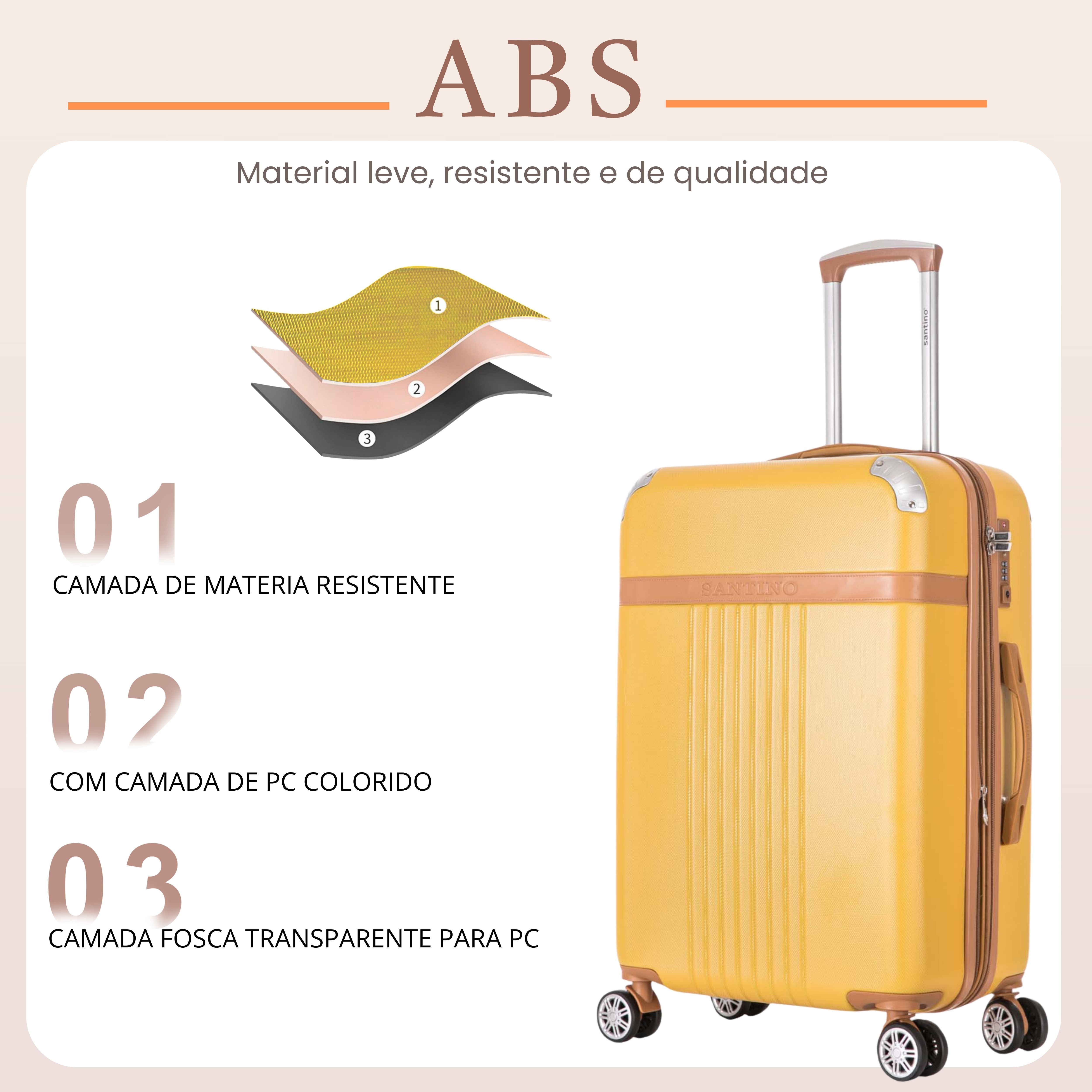 Santino Athena 360° Rigid Suitcase - ABGV182G