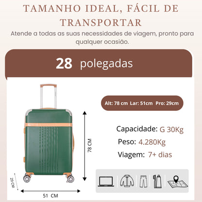 Santino Athena 360° Rigid Suitcase - ABGV182G
