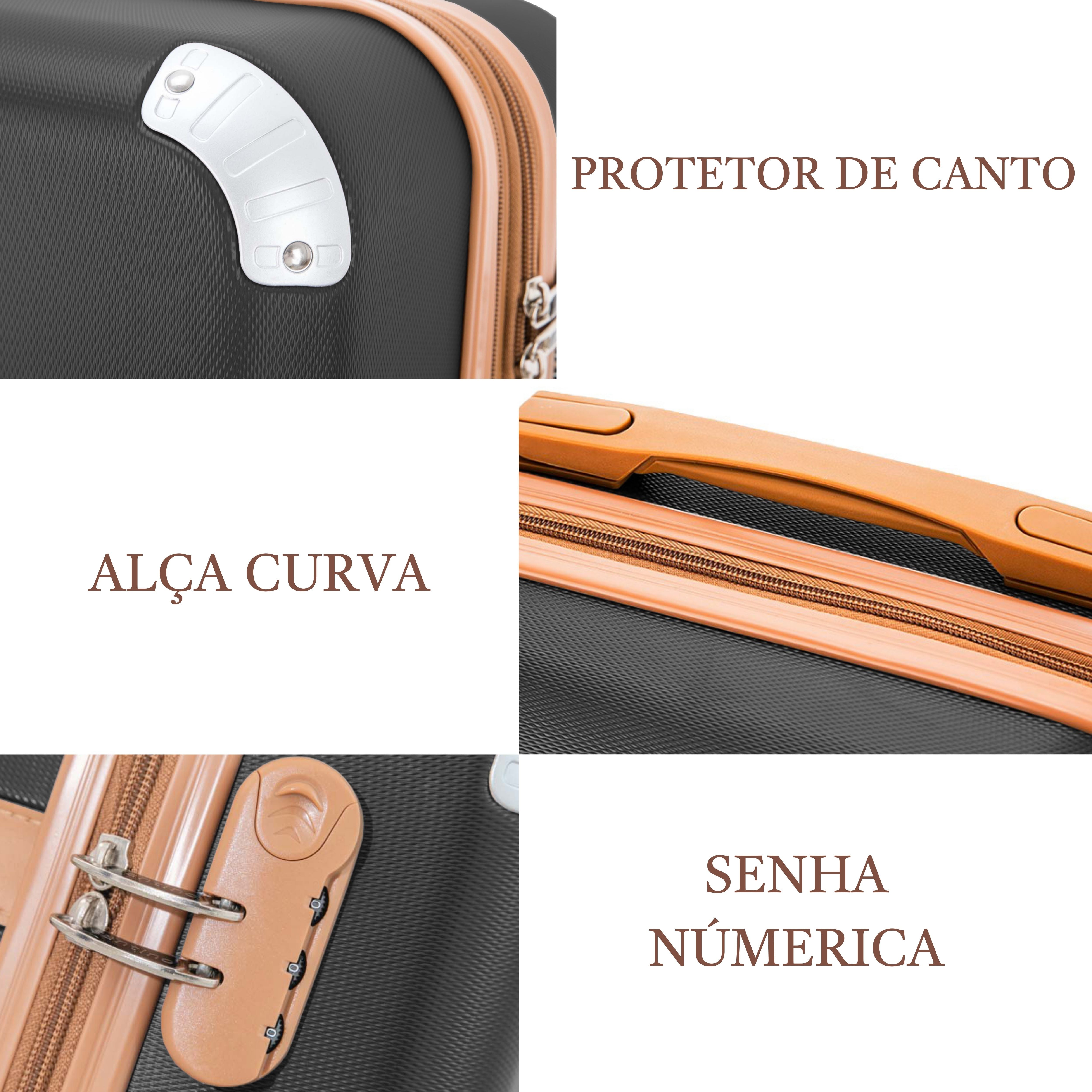 Santino 360º Athena Rigid Carry-On Suitcase - ABGV182P