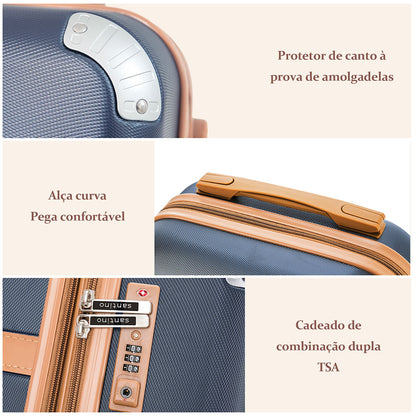 Santino 360º Athena Rigid Carry-On Suitcase - ABGV182P