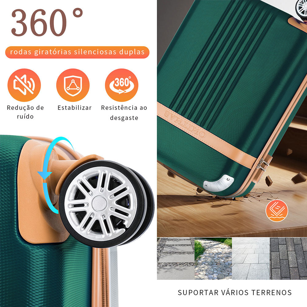 Santino 360º Athena Rigid Carry-On Suitcase - ABGV182P