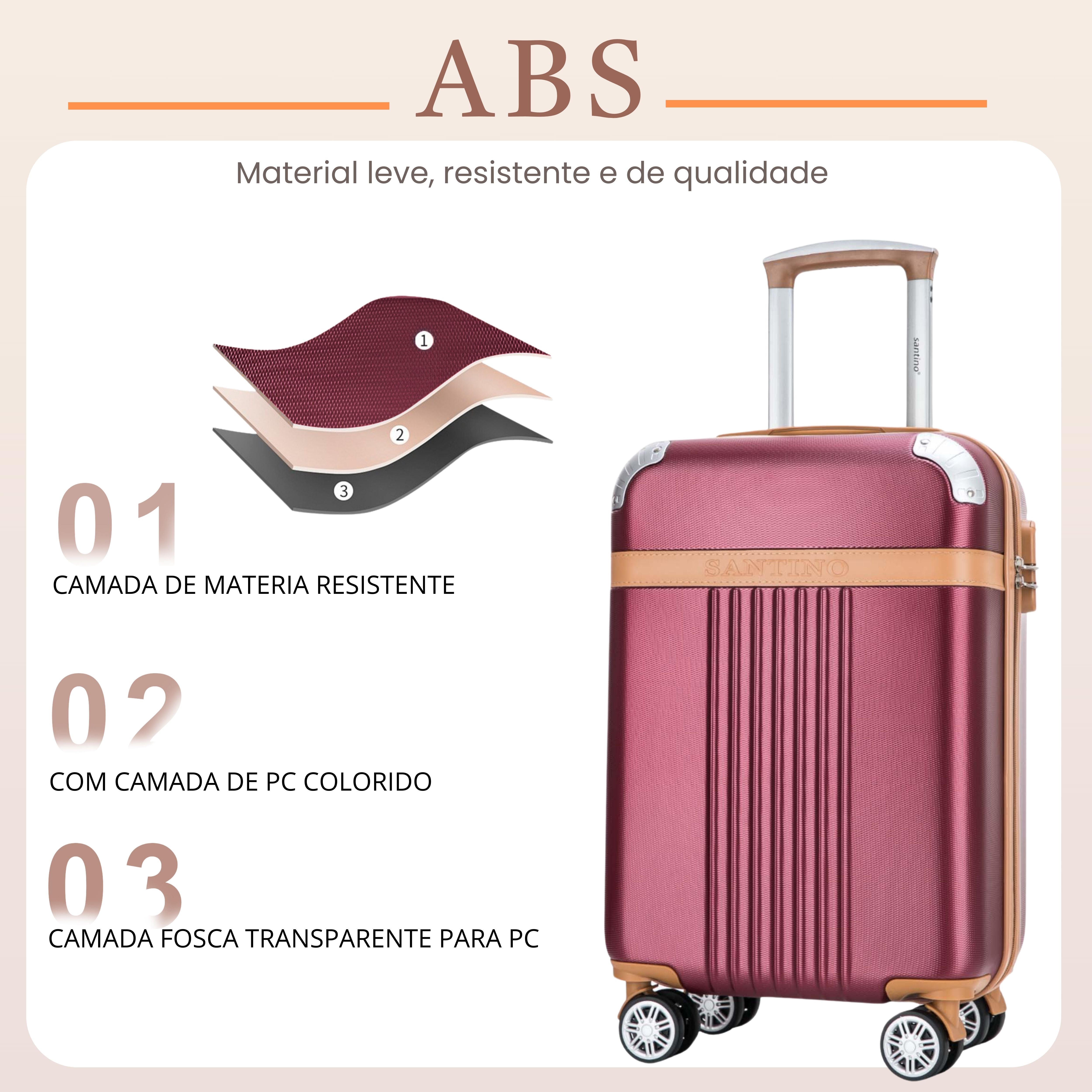 Santino 360º Athena Rigid Carry-On Suitcase - ABGV182P