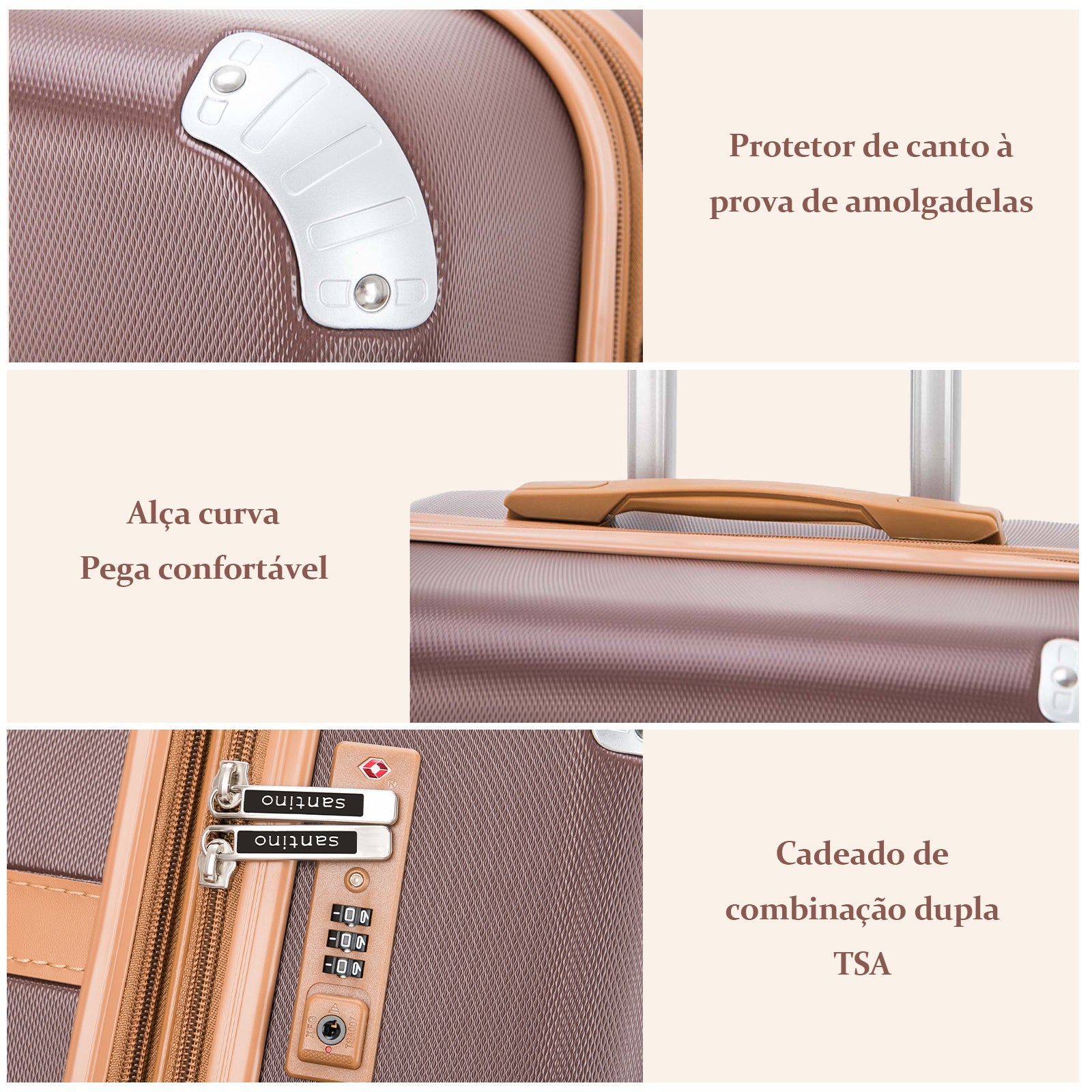 Athena 360° Santino M Rigid Suitcase - ABGV182M