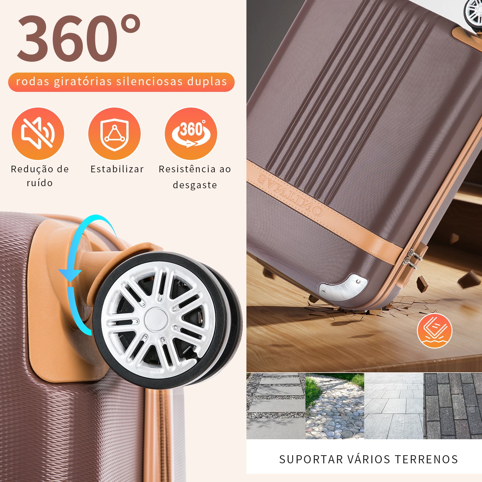 Athena 360° Santino M Rigid Suitcase - ABGV182M