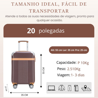 Santino 360º Athena Rigid Carry-On Suitcase - ABGV182P