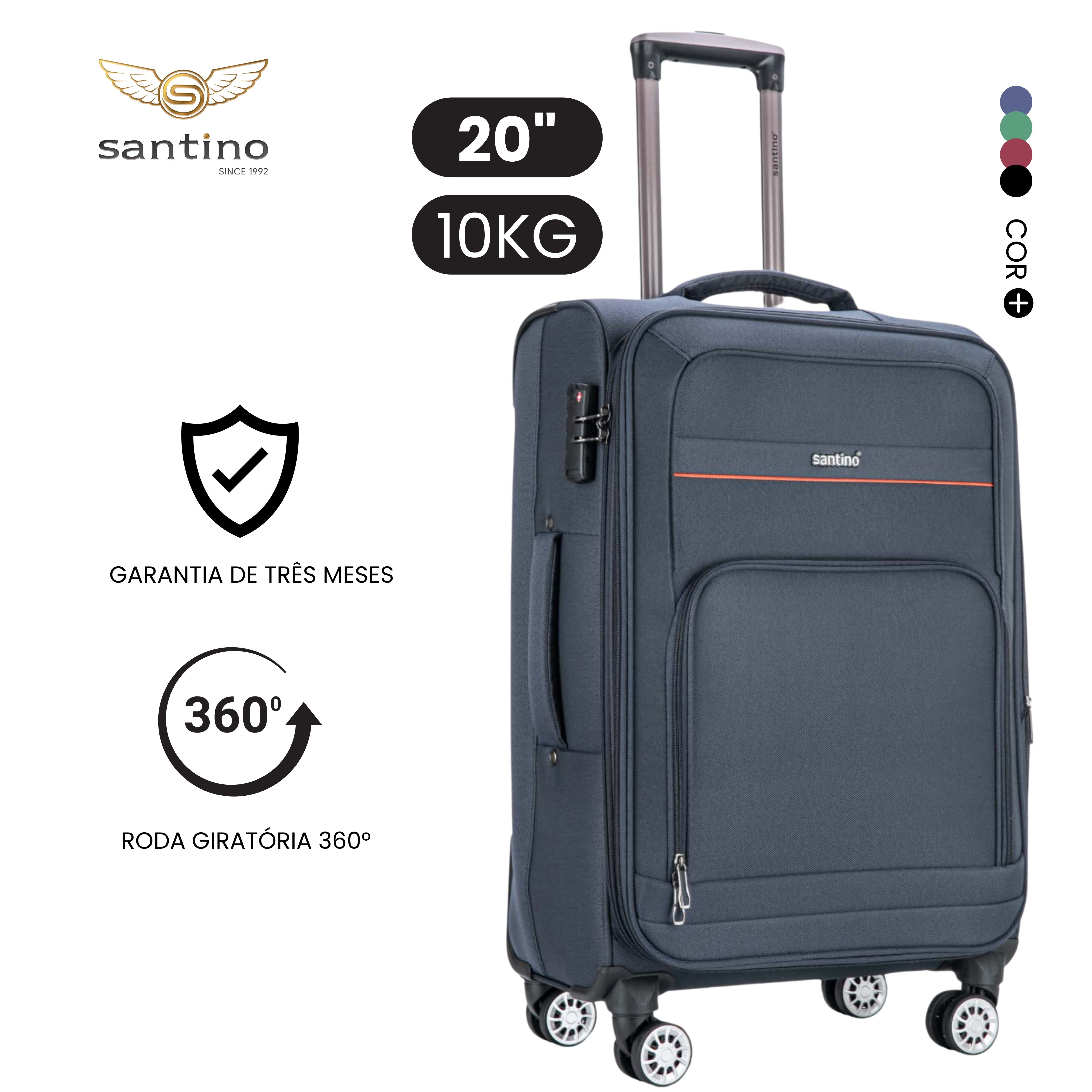 Santino Super Light Hanoi Carry-On Suitcase - ALKV401P