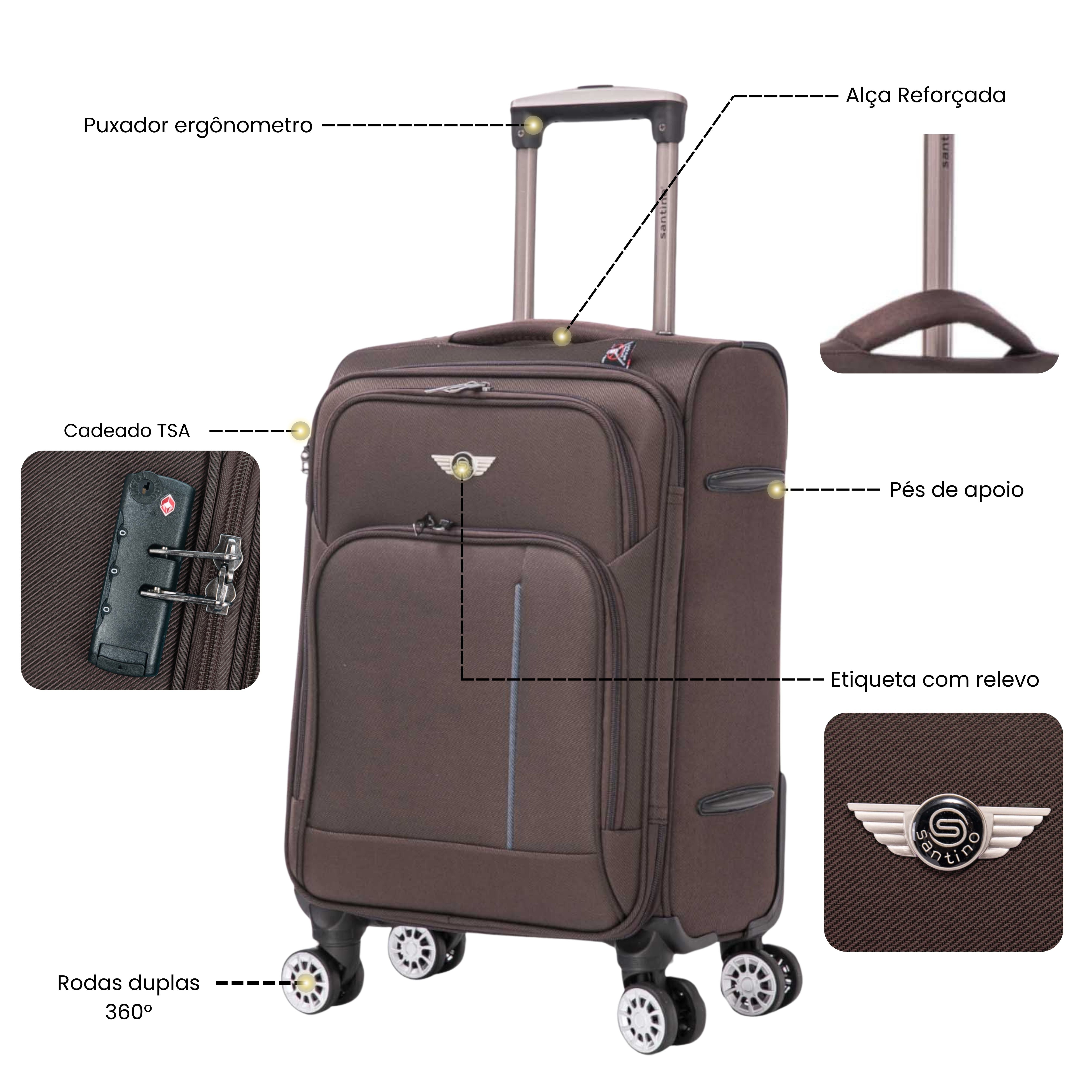 Little Havana Super Light 360° Santino M Travel Bag - ALKV501M