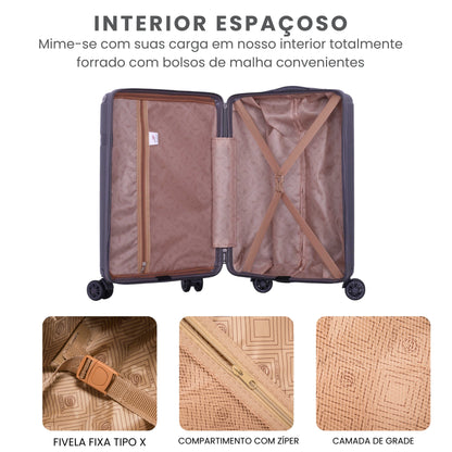 Santino 360° Versailles Rigid Luggage Set - SDV501J