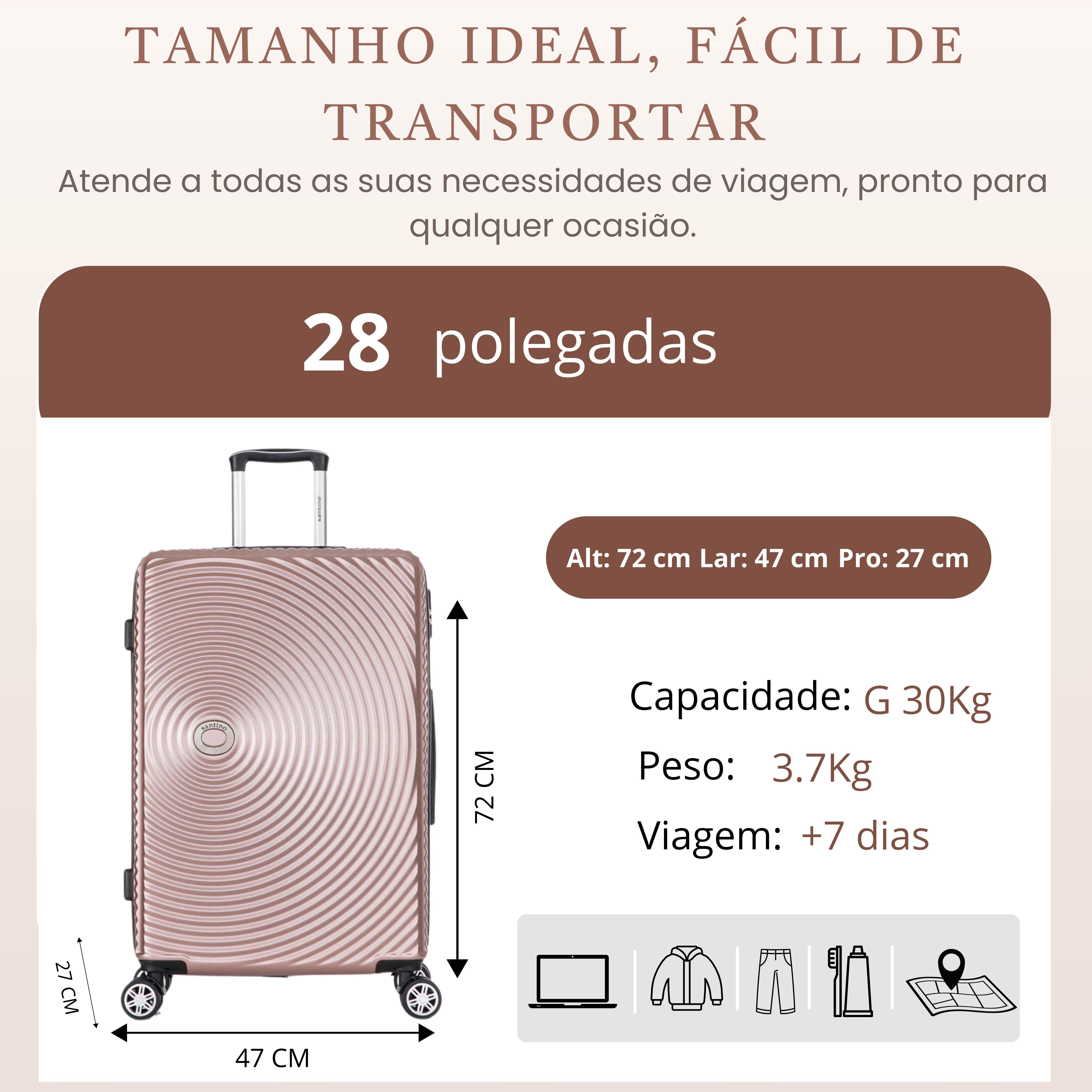 Santino 360° Tokyo Hardside Suitcase