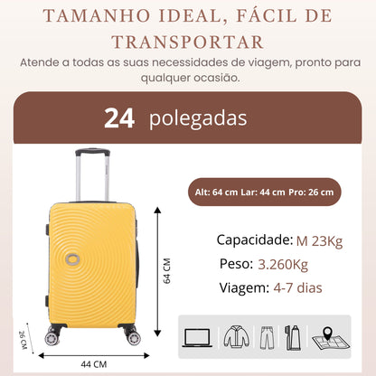 Tokyo Hardside 360° Santino M Travel Suitcase - HSV207M