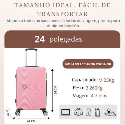 Tokyo Hardside 360° Santino M Travel Suitcase - HSV207M
