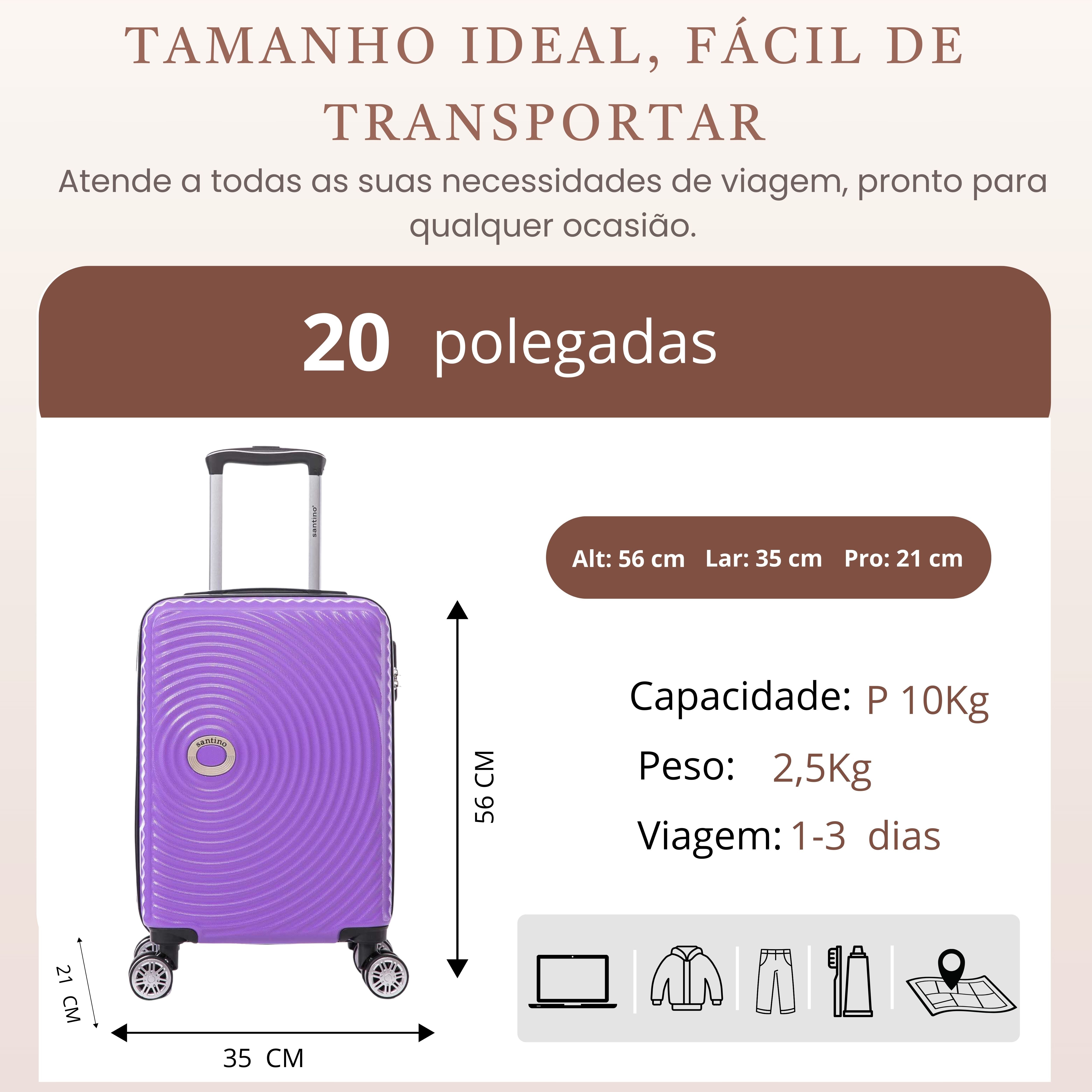 Tokyo Rigid 360° Santino Suitcase