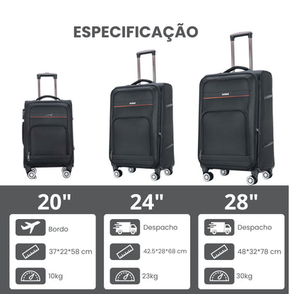 Santino Super Light Hanoi Luggage Set - LKV401J